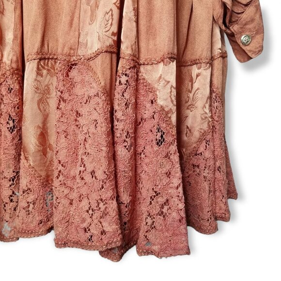 VTG Cache S Set Patchwork Lace Prairie Cottage Western Boho Cowgirl Festival - Picture 13 of 13